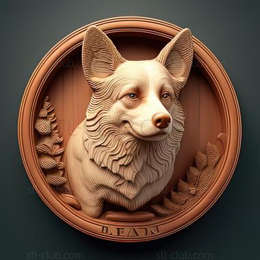 3D model st Taigan dog breed dog (STL)